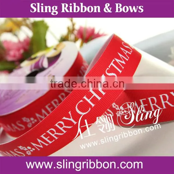 Ink Printing Ribbon For Christmas Day Decoration
