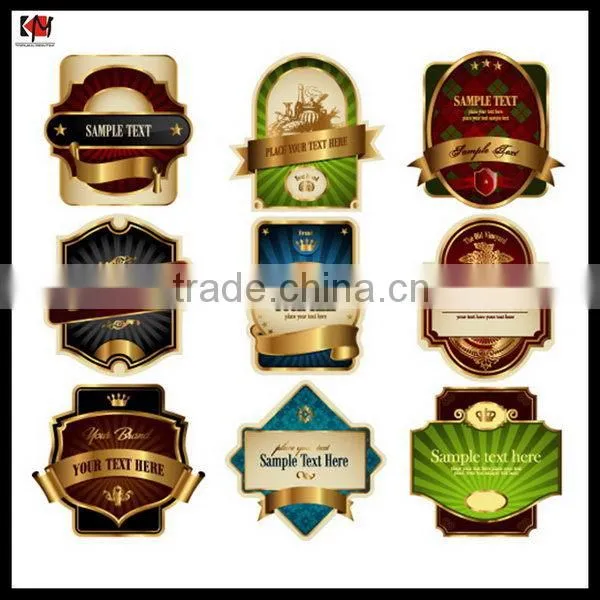 Food and Holographic Stickers Bottle Label High Quality Custom
