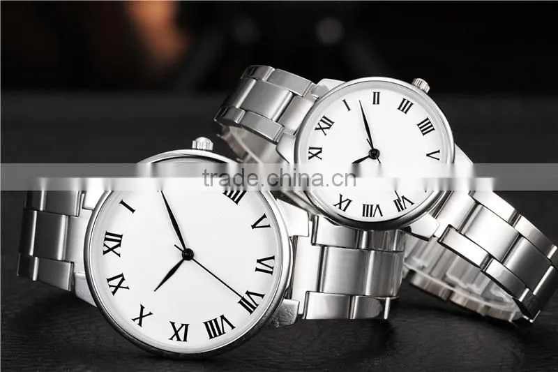 Quartz Stainless Steel Watch Water Resistant