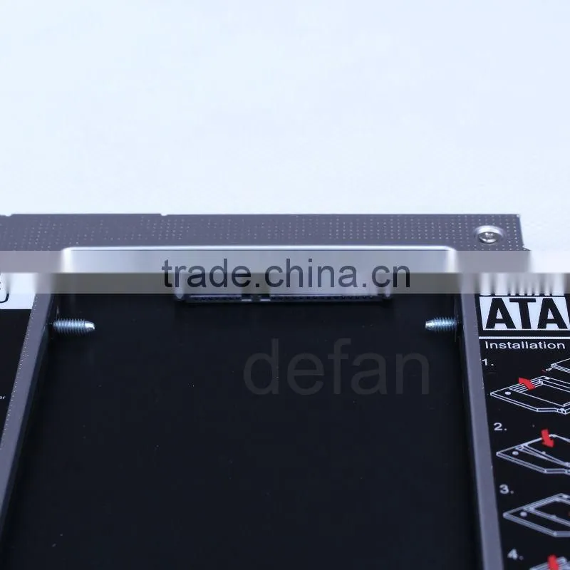 SATA 2nd HDD HD Hard Driver Caddy for 9.5mm Universal CD / DVD-ROM Optical Drive Replacement