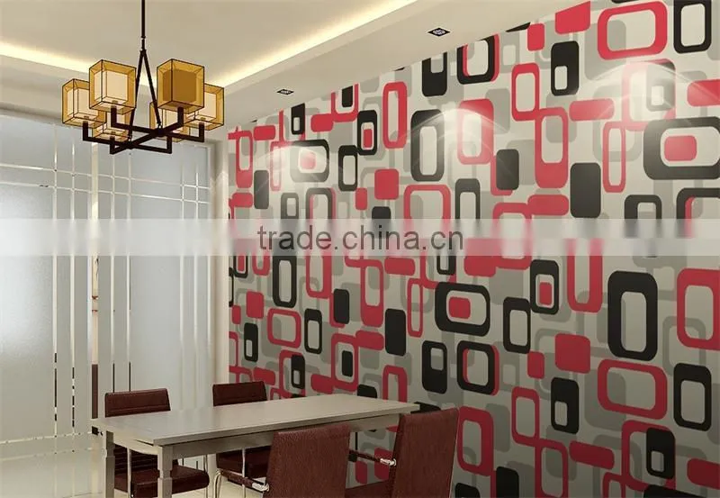 korean design 3d effect wallpaper for restaurant decoration
