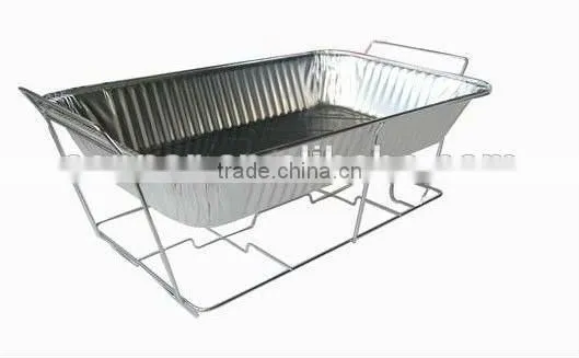Deluxe Oblong Foil Pans Chafing Rack