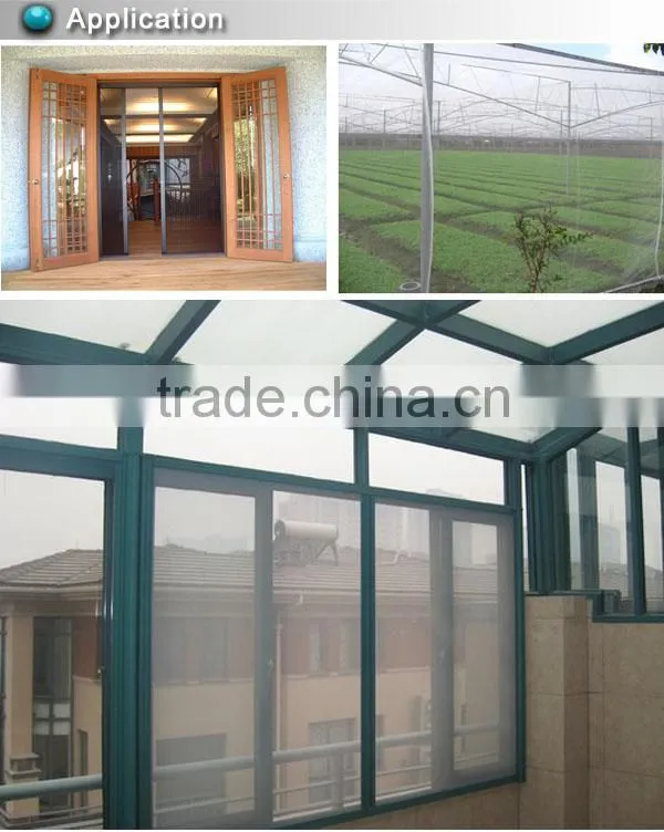 Fixed window screen