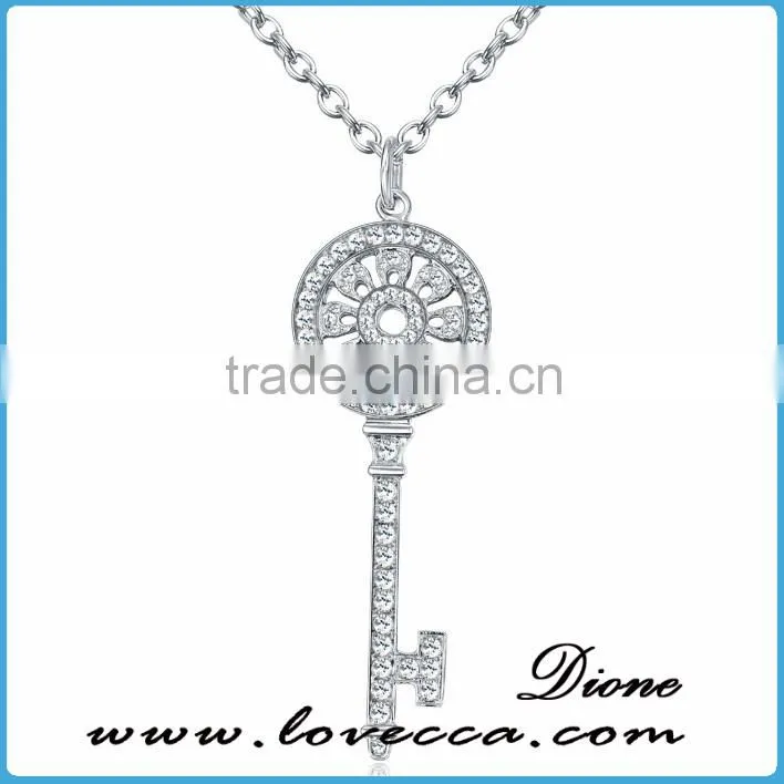 New wholesale best price bat silver crystal sterling silver pendant necklace