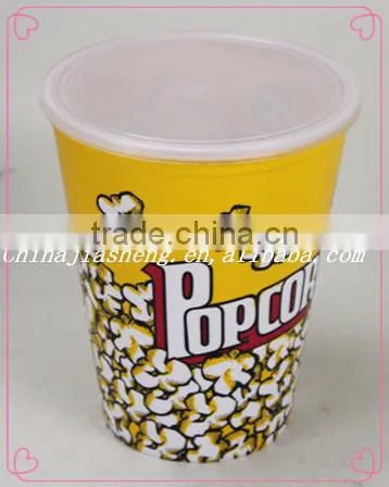 cheap plastic popcorn bucket with lid