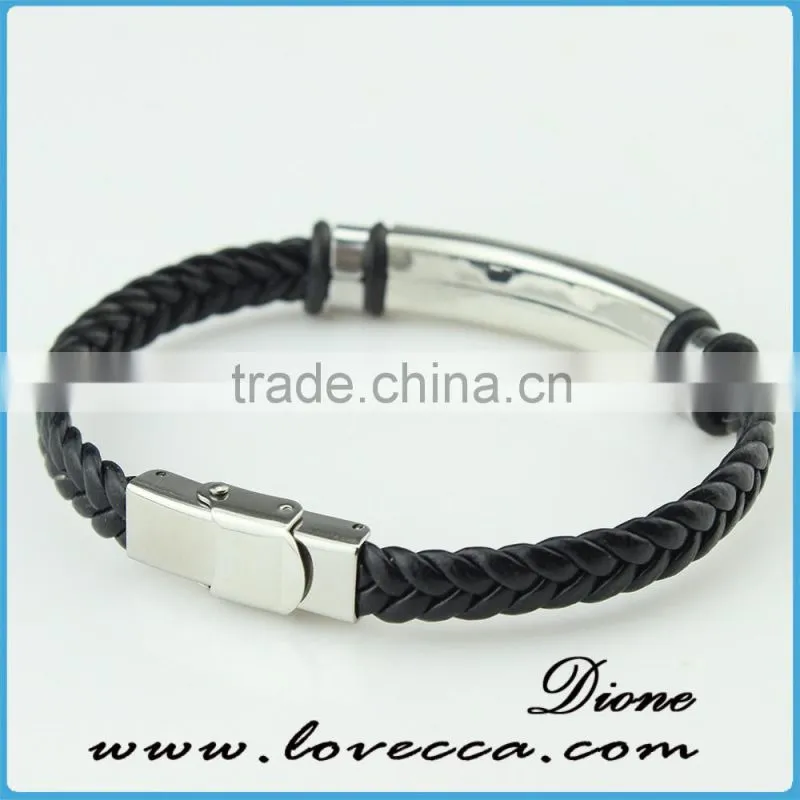 Fashion Handmade Charm Design Real Leather Wristbands