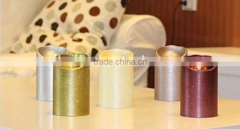 Flameless moving wick led flameless candle remote