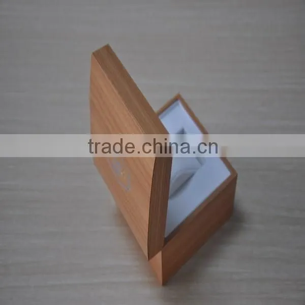 Customized logo finishing wood venner wooden watch box