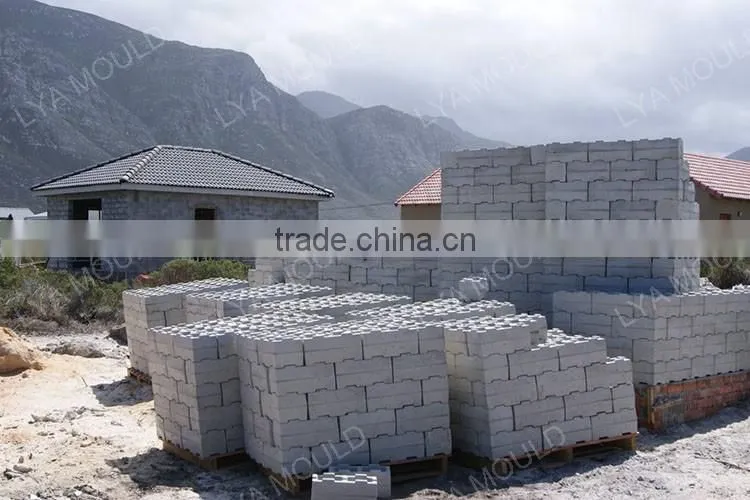Plastic Concrete Block Interlocking Paver Mold Cement Paving Stone Mould