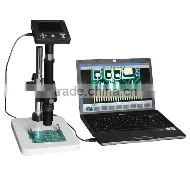 2.0MP LCD digital & video 0.7X--4.5X zoom monocular stereo microscopes