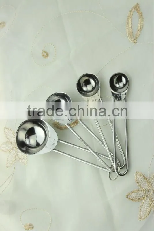 Stainless Steel Heart Shape Measuring Spoon Set