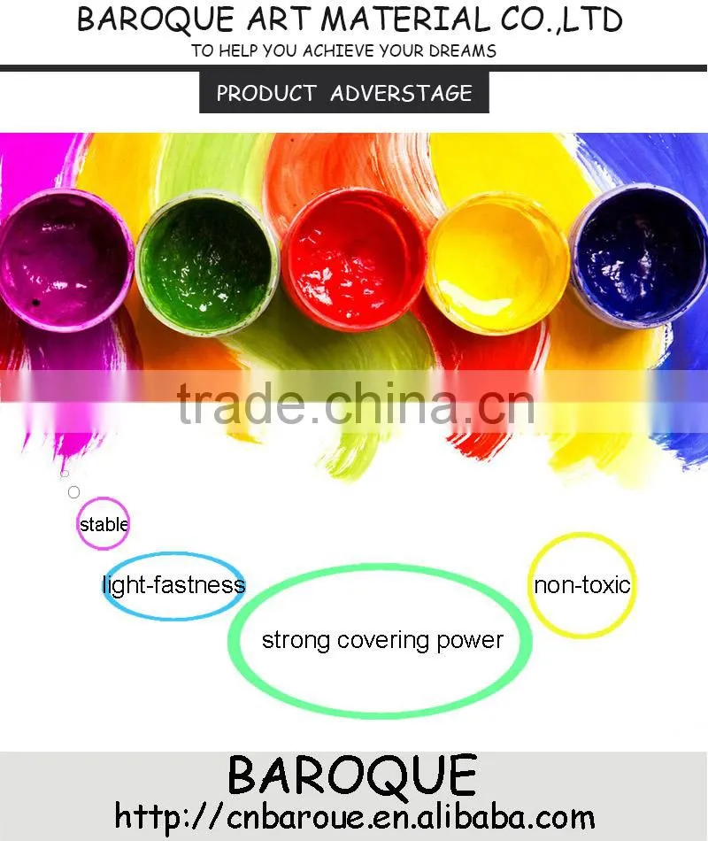 Set Packaging and Water Color Paints Type Watercolor Paint