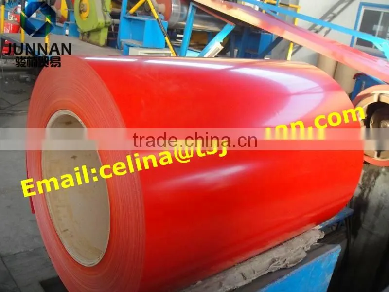 Color Coated Steel Coils PPGI for Roofing Building color as requirement tangshan city