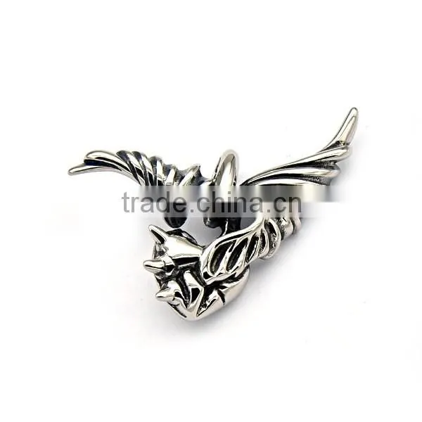 2017 new style pendant jewelry stainless steel gothic animal pendant mens fancy pendant