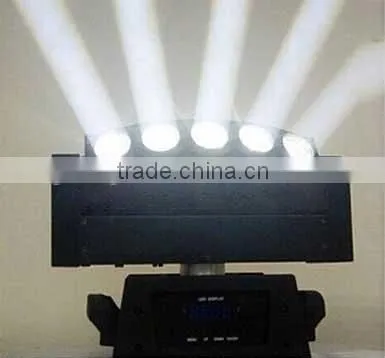 Wholesale led beam lights DMX five head moving head beam light spider light