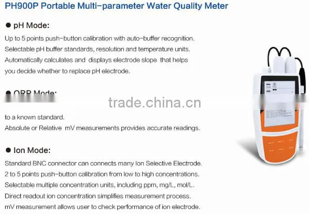 Factory offer pen ph aquarium meter, digital pocket portable pH meter PHl0S/F/L