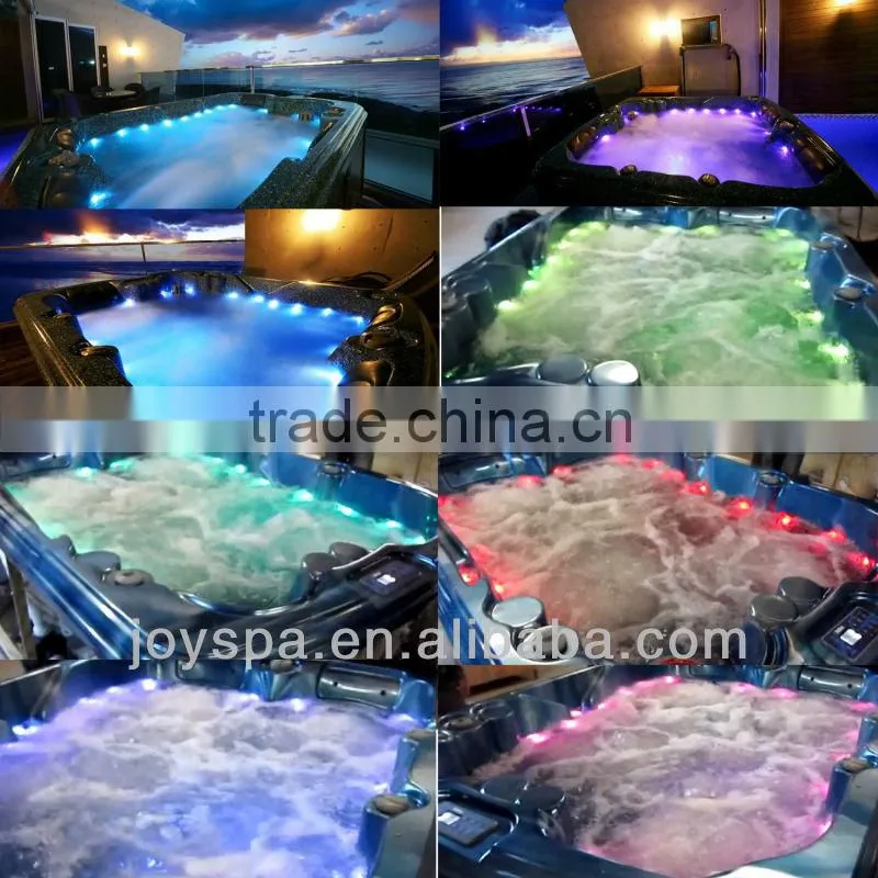 China wholesale glass window swimming pool with powerful jets (JY8603)