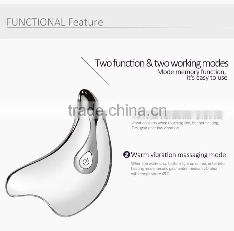 2016 New Product Electric Facial lifting/massaging TCM Bo Jn Therapy Device/Gua sha tool