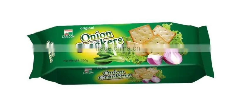 200g Onion Crackers Manufacture Without Oil