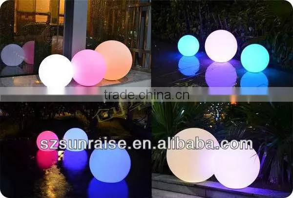 led light ball rgb rechargeable