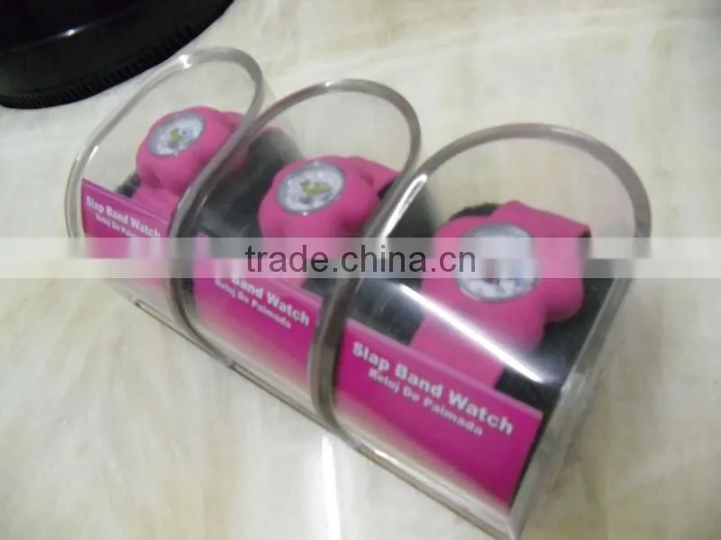 plastic shadow box display case wirst watch plastic case