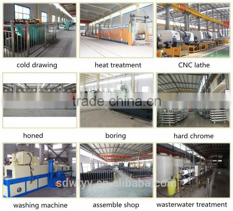 dump truck and oil field long stroke hydraulic cylinder