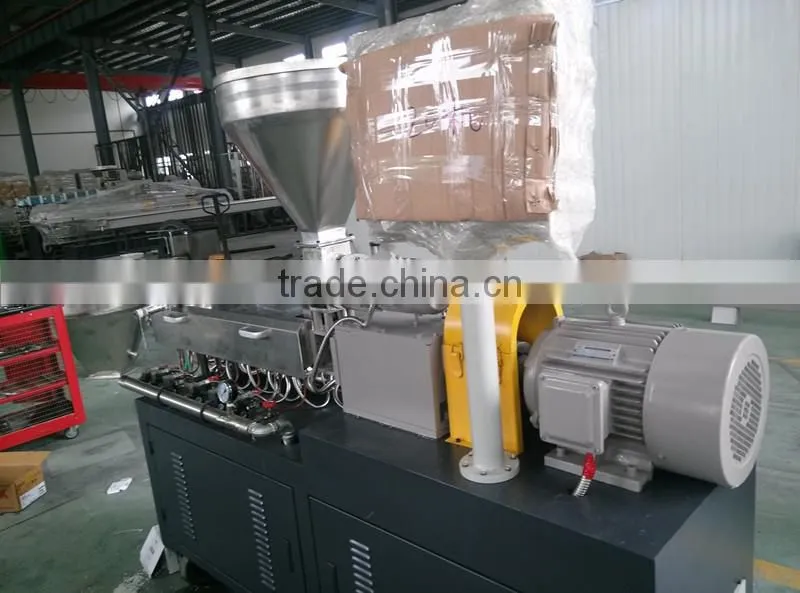 small mini pilot plastic granules extruder manufacturer