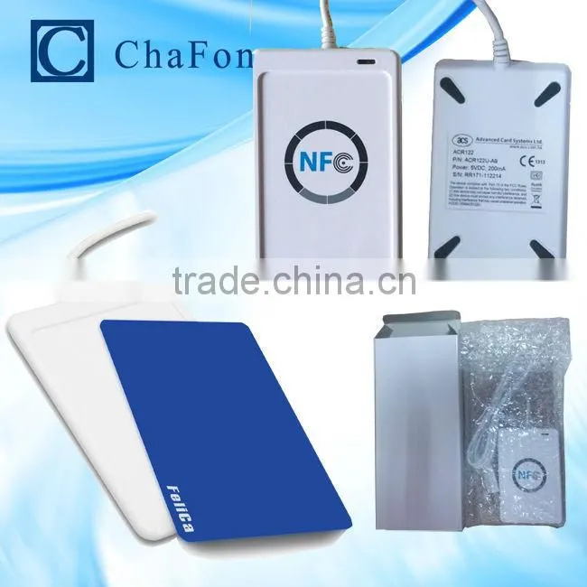 acr122 nfc contactless smart card reader PC/SC compliant support ISO14443A/B/ISO18092 nfc tags
