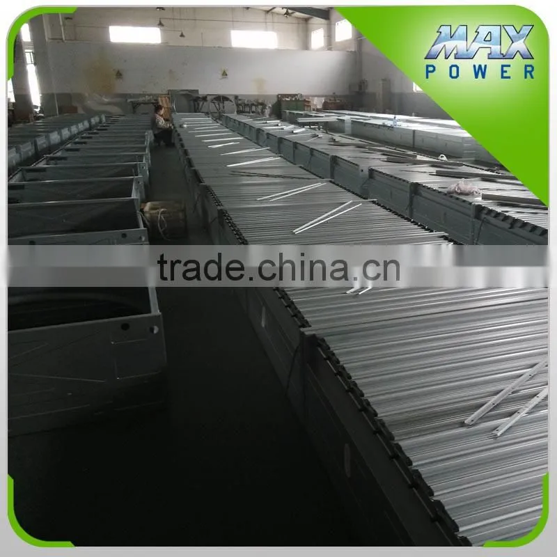 Greenhouse steel structure with Negative-Pressure Fan