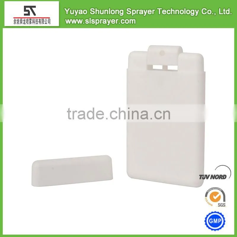 20ml plastic credit card pocket sprayer bottle SL-05H