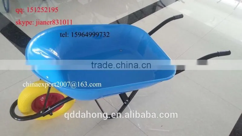 Strong Garden Wheel Barrow with PU Tyre ,72L Tray