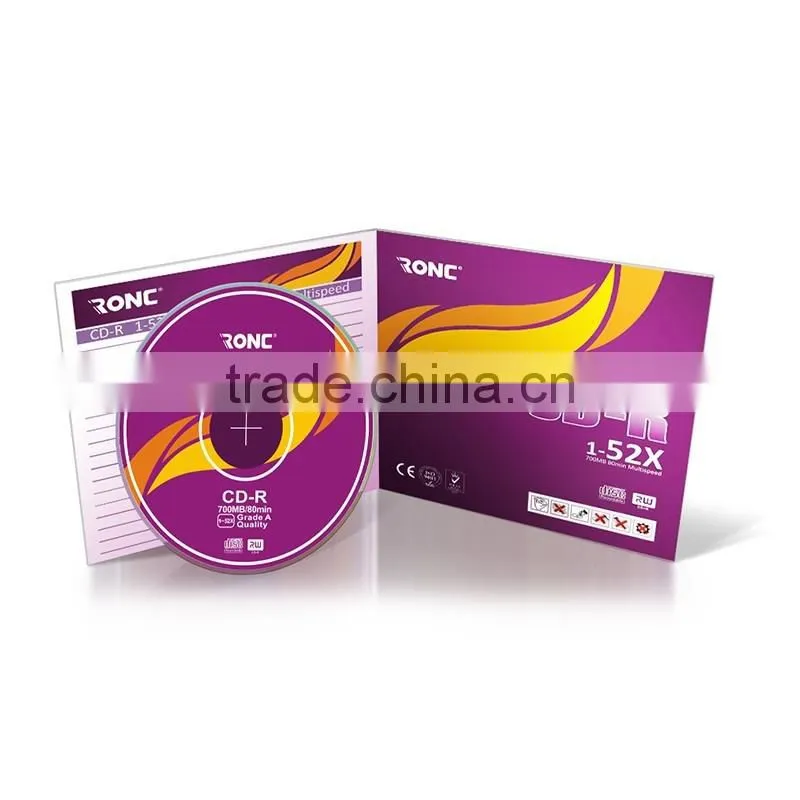 RONC 10/Pack 700MB CD-R In One 5.2mm Slim Jewel Case