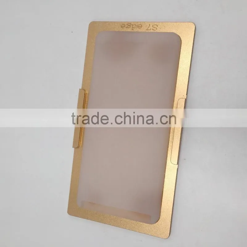 For samsungs6edge align metal mold vaccum laminating mold hot selling in stock