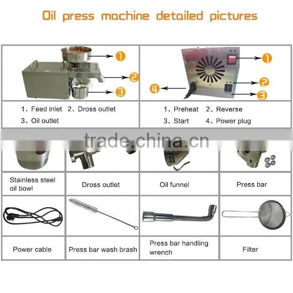 LK Z001 Small cooking oil making machine on hot selling