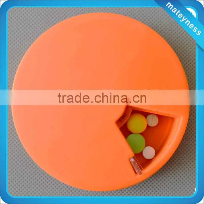 Colorful 7 Days Round Shape Pill Box
