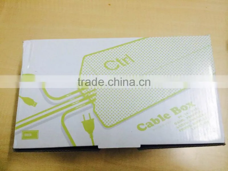 M002 New fashion power cord storage box,cable plastic storage box,storage box