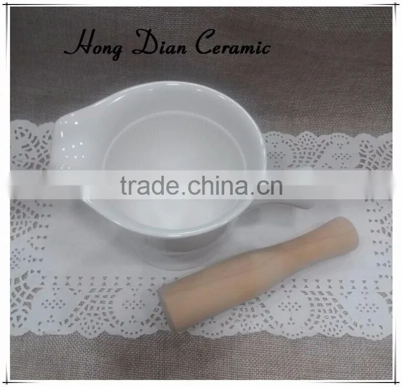 Herbs&Spices Grinder, Kitchenware Tool,porcelain bowl for grinding, Mortar and Pestle