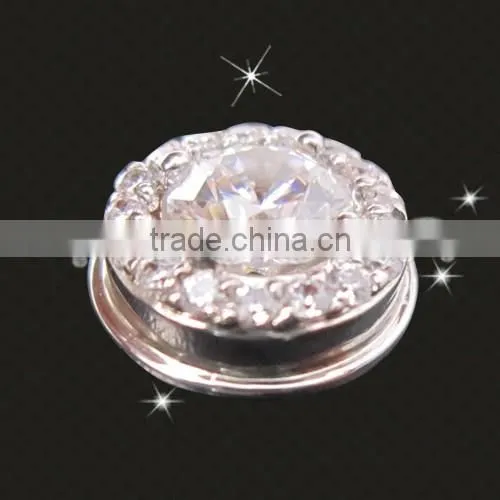 Diamond shiny home button for iPad, luxury gold plated accessories for iPad