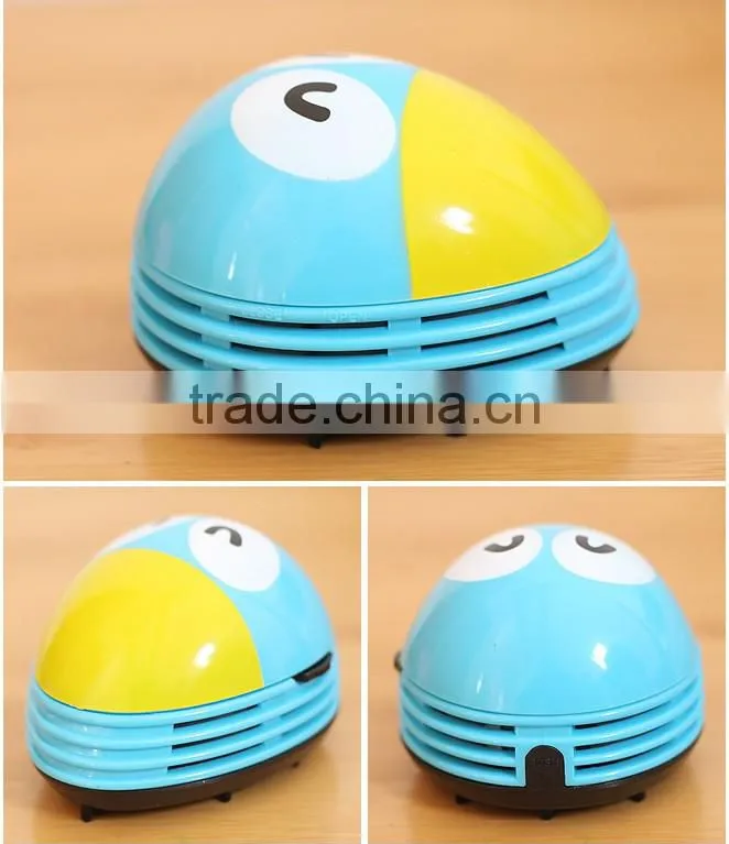 plastic office portable battery powered Mini Desktop Vacuum Cleaner