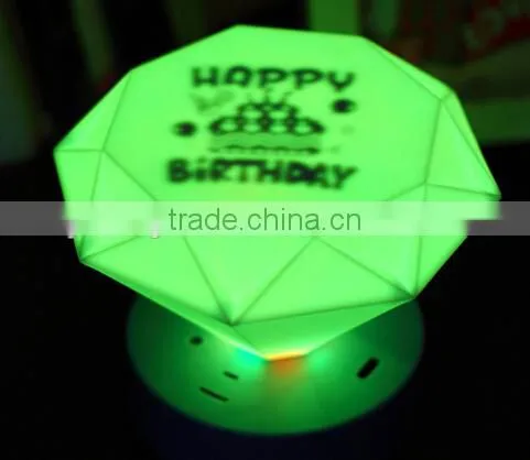 Supply creative fashionDiamond LED small Night light / lamp --Happy birthday