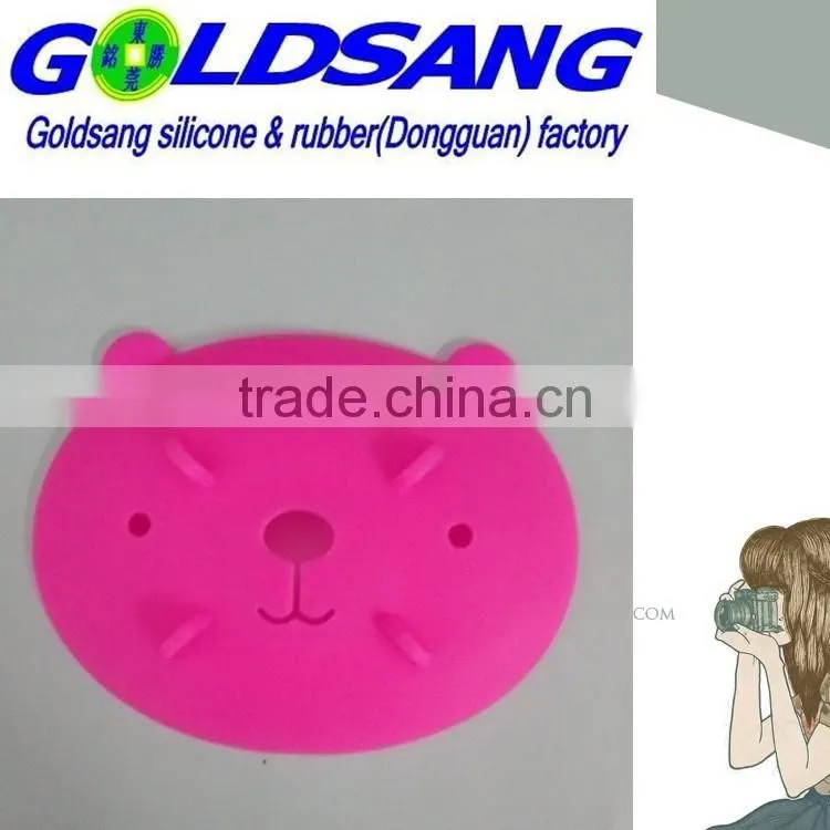 Bear shape silicone soap box high quality soap holder