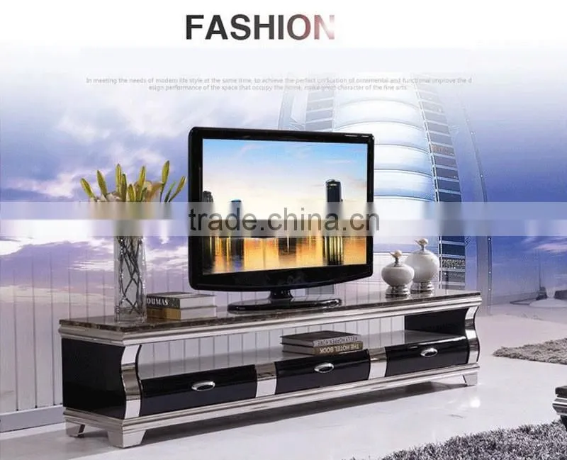 competitive price round shape design stainless steel side corner living room table