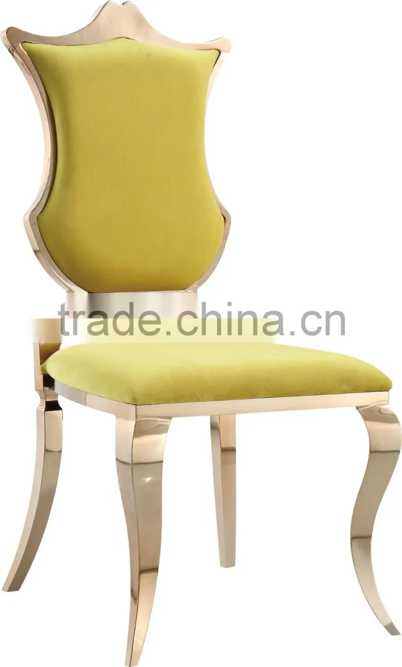 2016 luxury stainless steel dinning chair for whole sale A79G