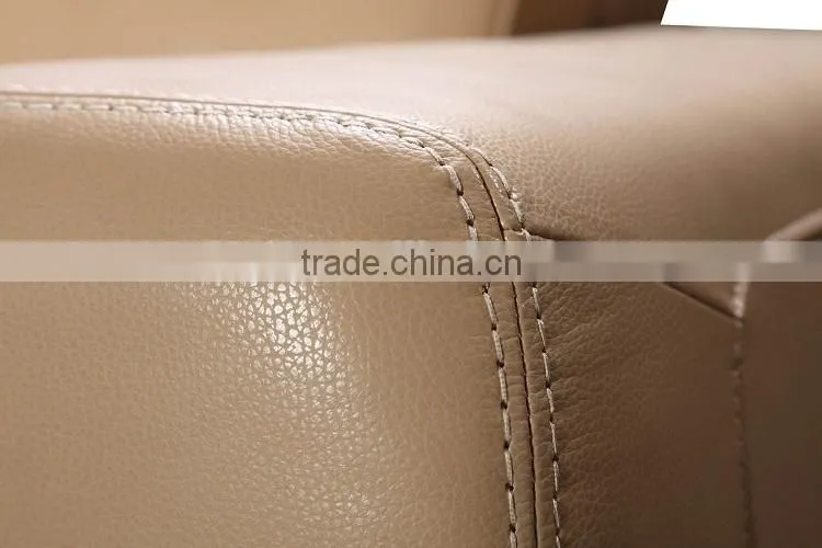 Modern Luxury Design Geniune Leather Sofa Set