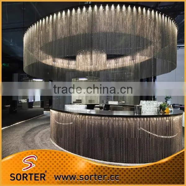 Amazing Gun Metal Ball Chain Curtain