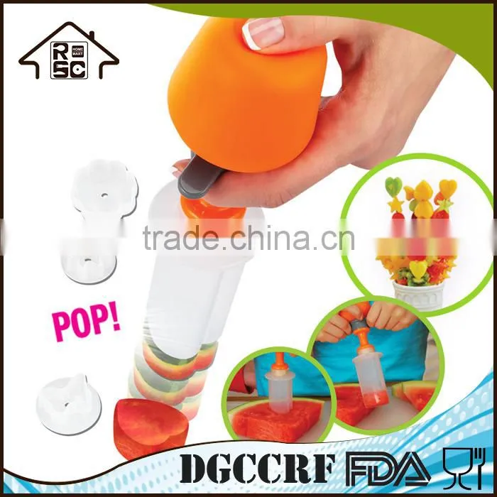 Plastic Food Creation Kit Fruit Cutter Decorating Mold