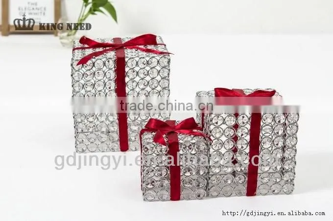 2014 Garden square gift box shape hanging LED string lights