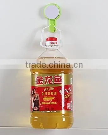 Vacuum suction cup kitchen and bathroom plastic hook/holder