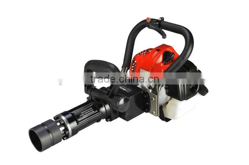 Handheld Petrol Powered Guardrail Fence Piling Hammer Machine Portable Gasoline Excavator Post Driver