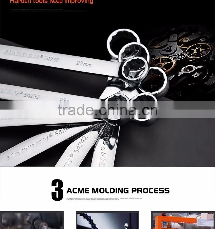 540221Cr-v combination spanner different types of spanner /heads mirror polishing spanners